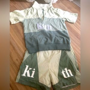 Kith kids short set worn once size Large 10/12